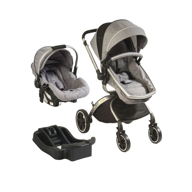 Baby Kits - Coche para Bebés Sistema Viajero 360° F80 Gris