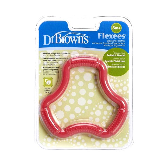 Masajeador de Encías ergonómico Fucsia Mordedor Dr. Browns