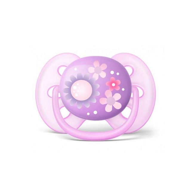 Avent - CHUPON ULTRA SOFT 6-18M NIÑA 1P FLORAL