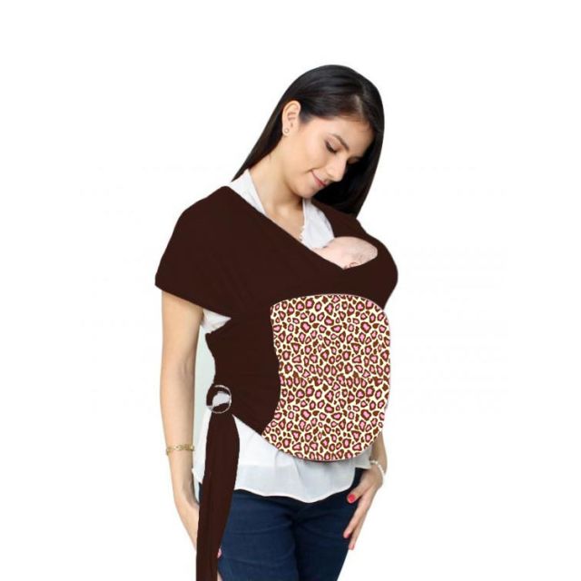 Maternelle - Fular Ergonómico para Bebé Marrón Niña