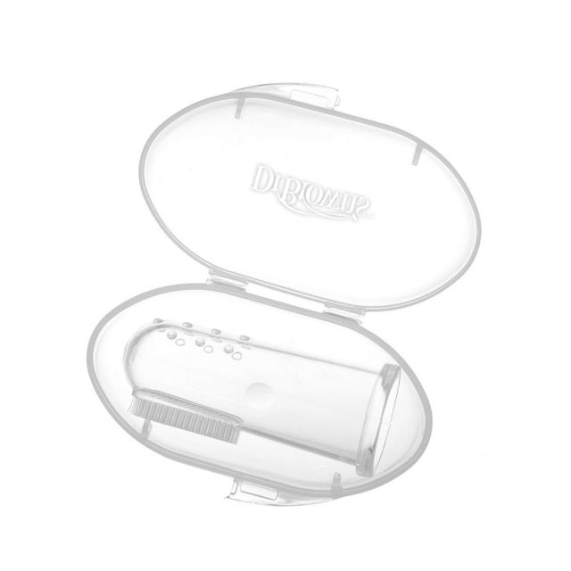 DR. BROWNS - Cepillo de Dientes de Silicona con Estuche