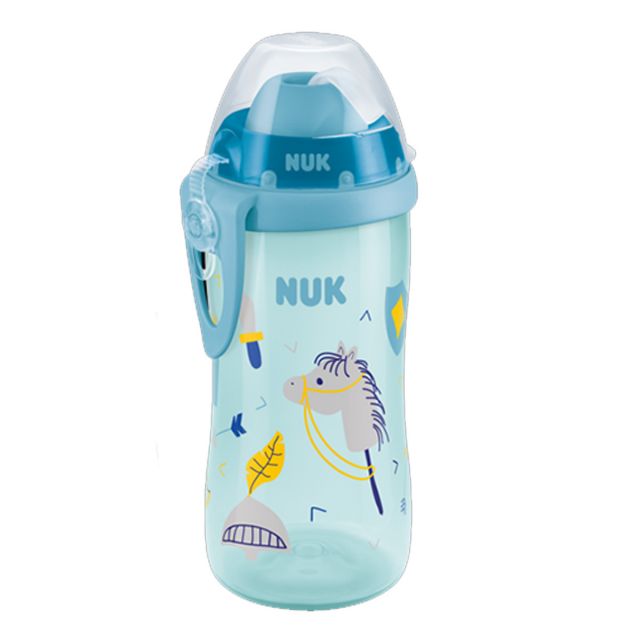 Vaso para Bebé Sorbete 300 ML 12M Flexi Cup Celeste Caballito Nuk