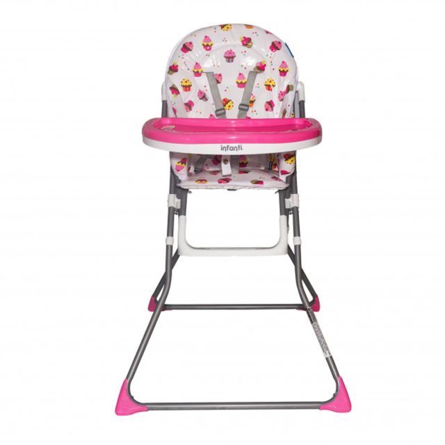 Infanti - Silla de Comer para Bebés New Candy Rosada