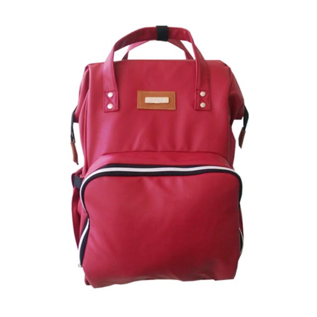 Maternelle - Mochila Pañalera Rojo Vino