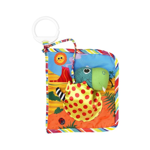 Lamaze - Libro Colgante de Tela en Inglés Torin T Rex