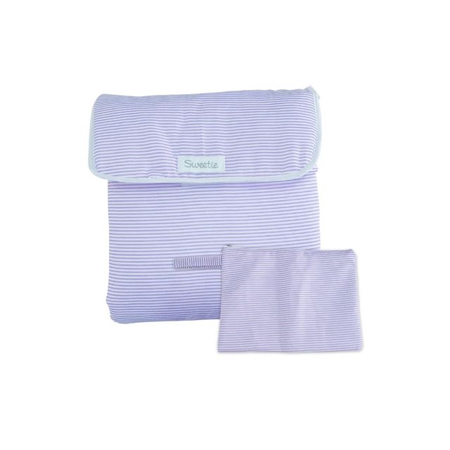 Cambiador de Pañal Portatil Lila Rayas - Sweetie