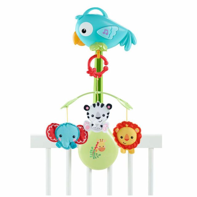 Fisher Price - Móvil musical 3 en 1 para Bebés Rainforest