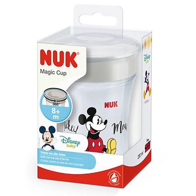 Vaso para Bebé Magic Cup Mickey 230 ML 8M+ Nuk