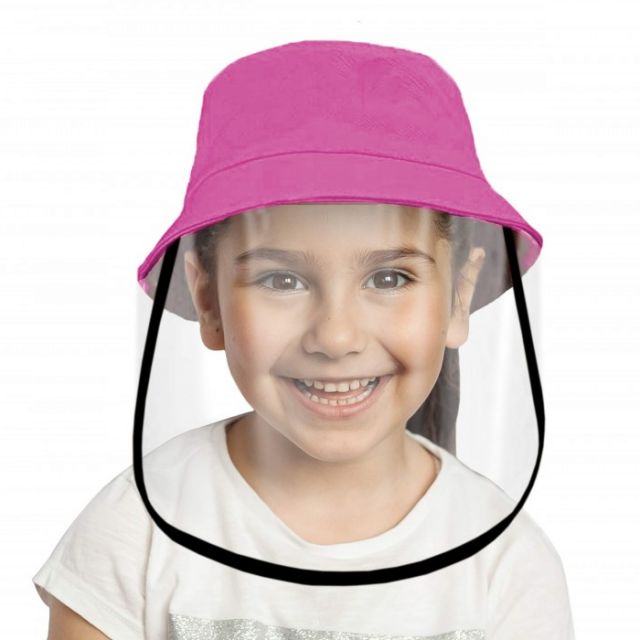 Gorro con Protector Facial para Bebés y Niños 6m+ Fucsia - Maternelle