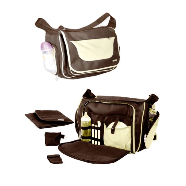 Maternelle - Maletín Pañalero Marron