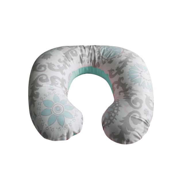 Maternelle - Almohada de Lactancia 5 en 1 Premium Verde Flores Rosa