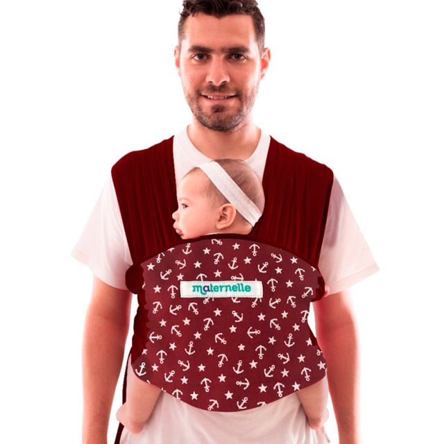 Maternelle - Fular Ergonómico Vino Ancla