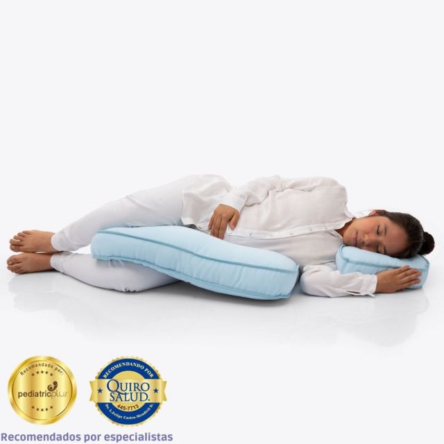 Maternelle - Doble Almohada de Lactancia Celeste