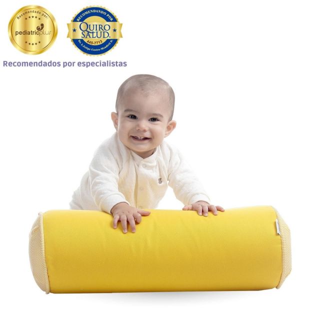 Maternelle - Rodillo para Estimulación Amarillo Rayas