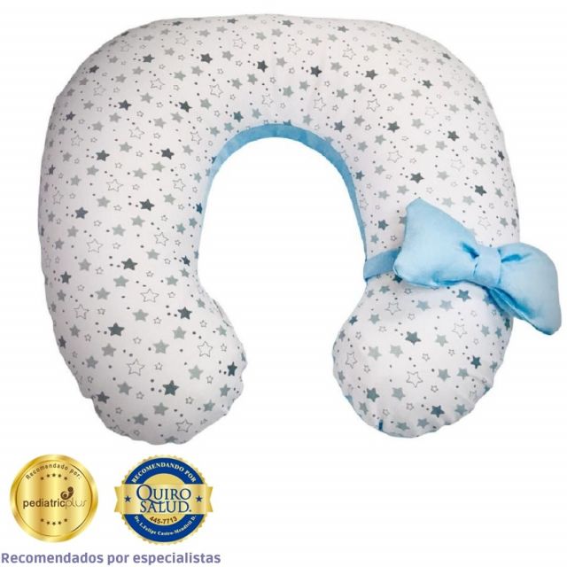 Almohada Cojín Celeste 5 en 1 Estrellas para Lactantes Maternelle
