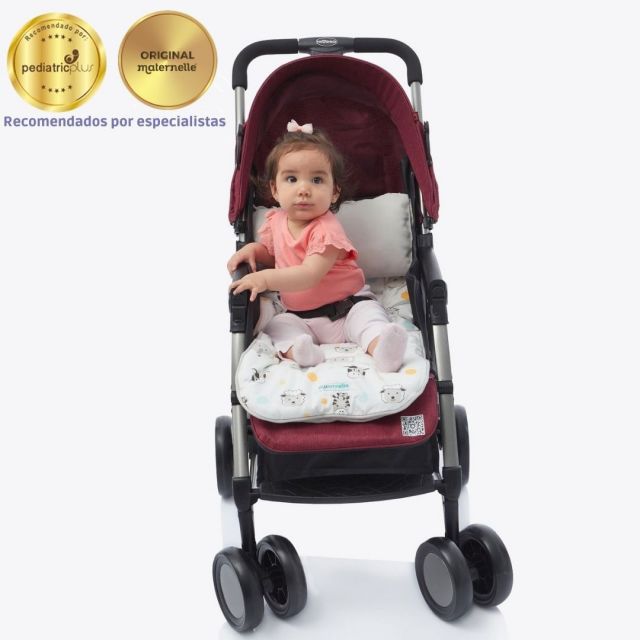 Colchoneta para Coche Gris Zoologico - Maternelle