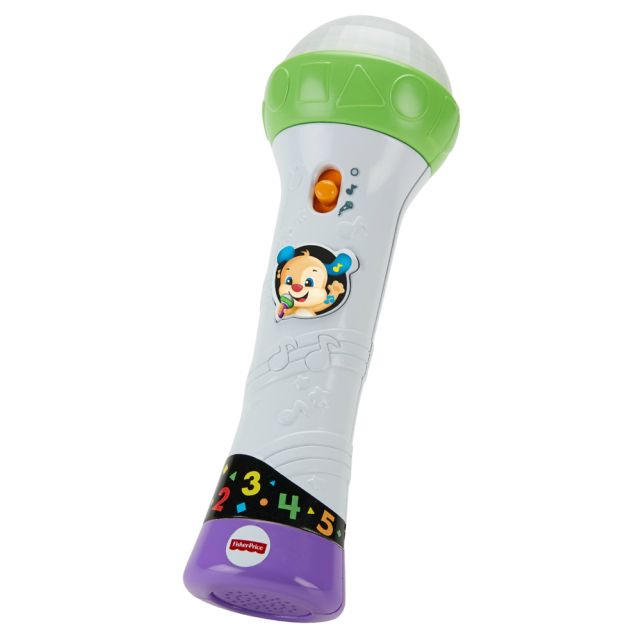 Fisher Price - RÍe y Aprende Micrófono Graba y Canta