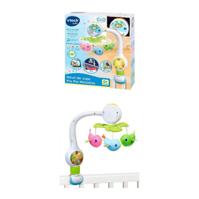 Móvil  para bebé de viaje Pío Pío Melodías Vtech baby