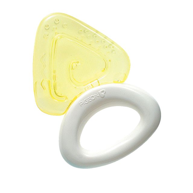 Rascaencias Enfriable para Bebés Triángulo Amarilla Mordedor Pigeon