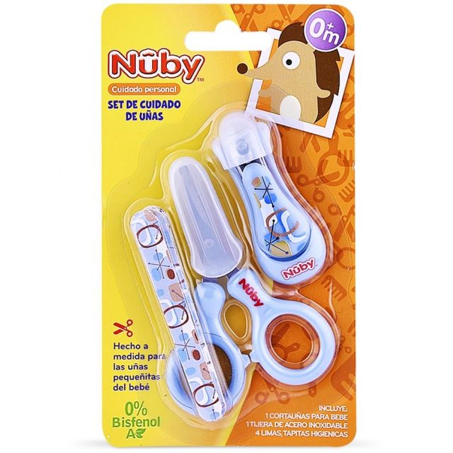 Set para Uñas de Bebés Celeste 0m+ - Nuby
