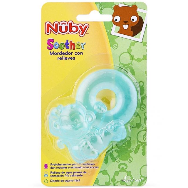 Mordedor para Bebés de 3 Meses de Silicona Refrigerante Nuby