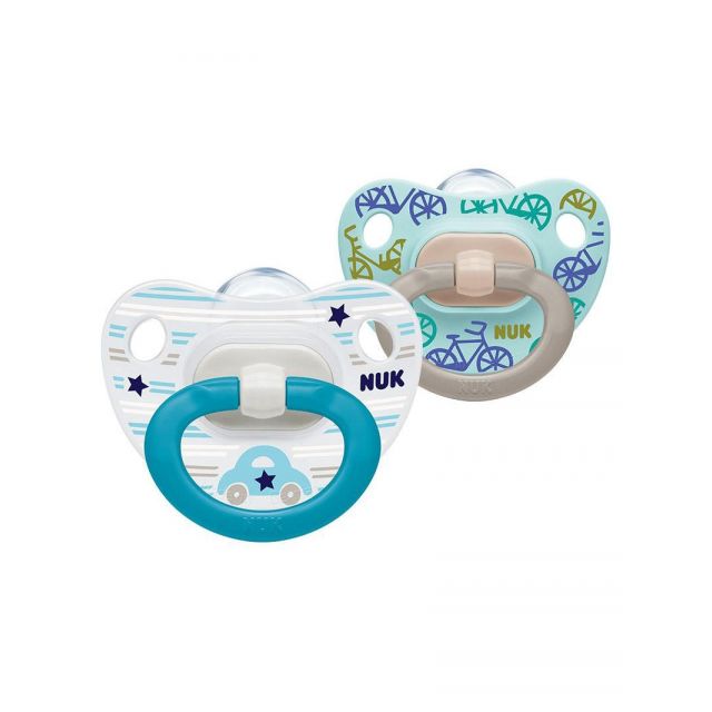 NUK- Chupón Happy Days #3 niño BX2 (18-36M)