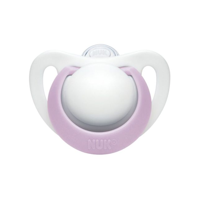 NUK - Chupón para Bebés Prematuros Genius 0-2M Blanco y Rosa