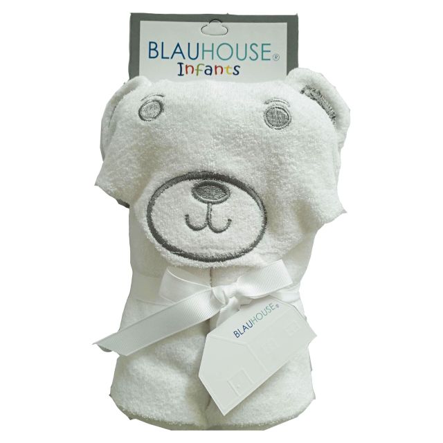 Toalla Capucha de Animalito osito gris - BLAUHOUSE