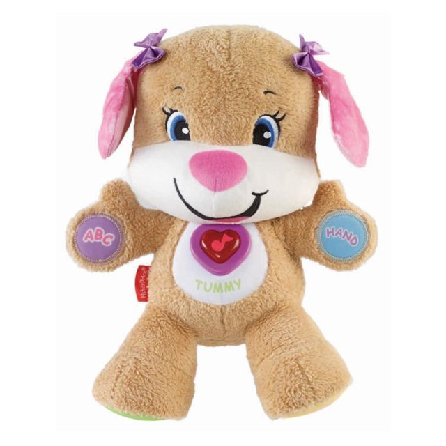 Fisher Price - Peluche Hermanita Perrito Aprende Conmigo