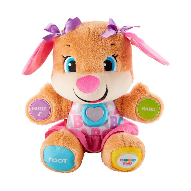 Fisher Price - Peluche Perrito Aprende Conmigo Hermanita