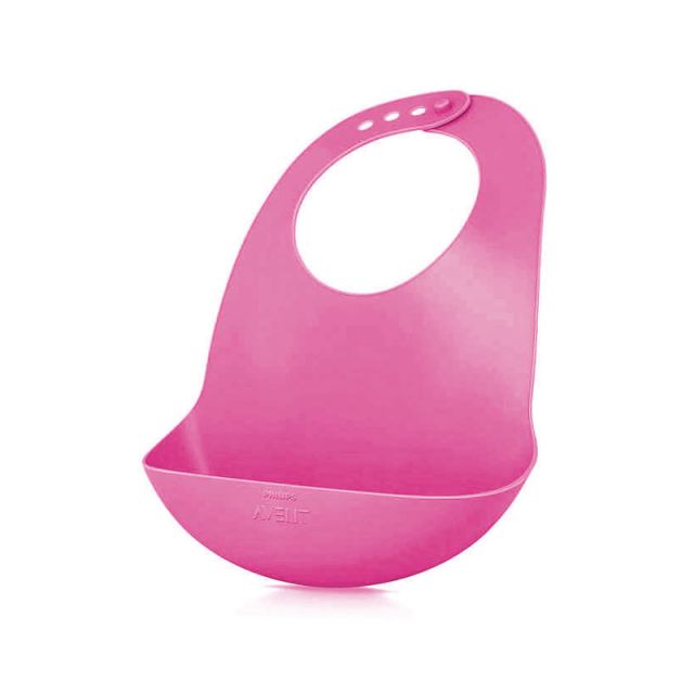 Philips Avent - Babero recogemigas para Bebés Rosa