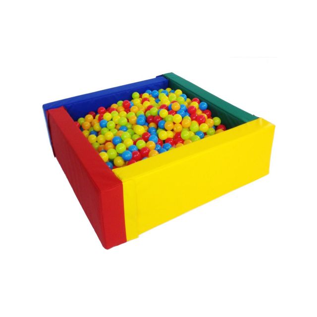 Piscina de Pelotas Armable 120x100cm + 100 Pelotas 10cm - Baby Gym