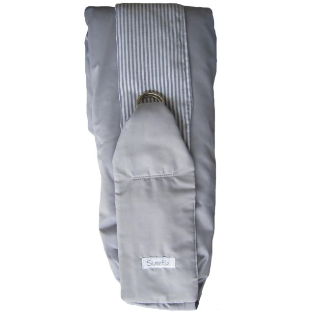 Portabebé ajustable Gris Rayas - SWEETIE