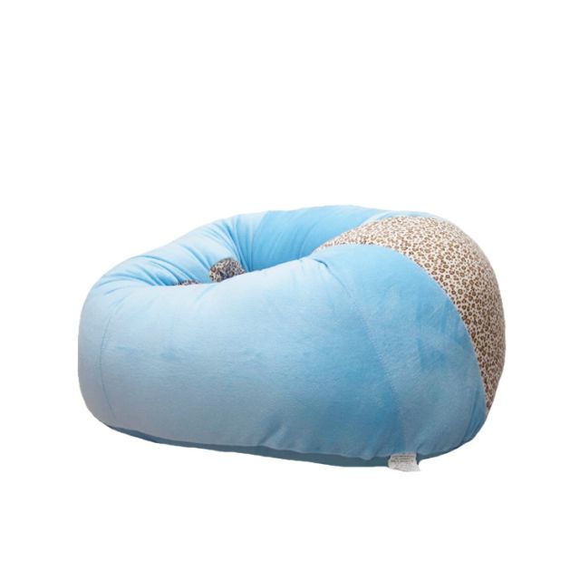 Puff de descanso bebe celeste Animalprint Marron - Maternelle