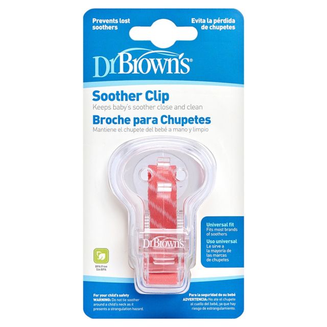 Sujetador para Chupones de Bebés Rosado Dr. Brown’s