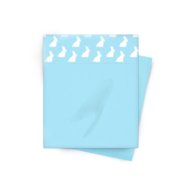 Jgo. de Sábanas para Bebé Pack&Play Algodón Celeste Conejitos - BLAUHOUSE