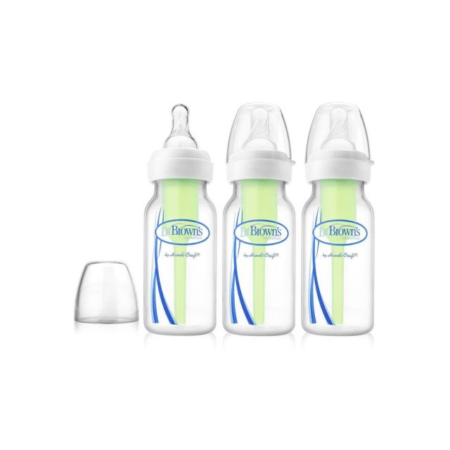 Biberones Para Recién Nacidos Anticólico/ Antigases Dr. Brown’s de 4oz/120 ml