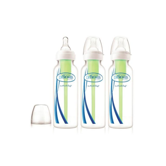 Biberones Para Recién Nacidos 250 ML Anticólico /Antigases de Dr. Brown’s