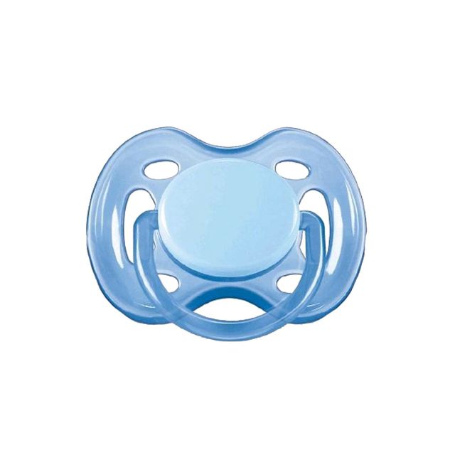 Avent - Chupón Free Flow para Bebés de 6-18m Azul