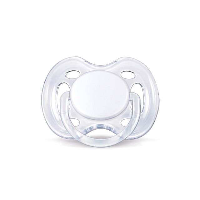 Avent - Chupón Free Flow para Bebés 0-6m Cristal