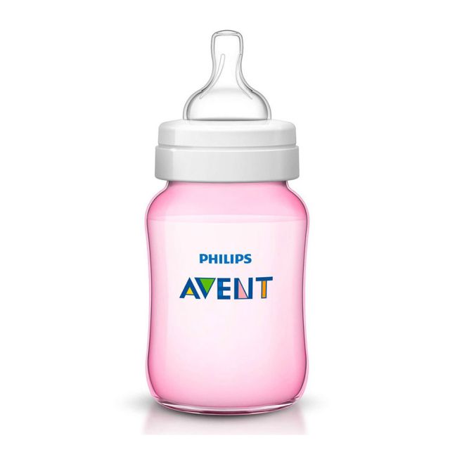 Philips Avent - Biberón para Bebés Classic+ 9oz / 260ml Rosa