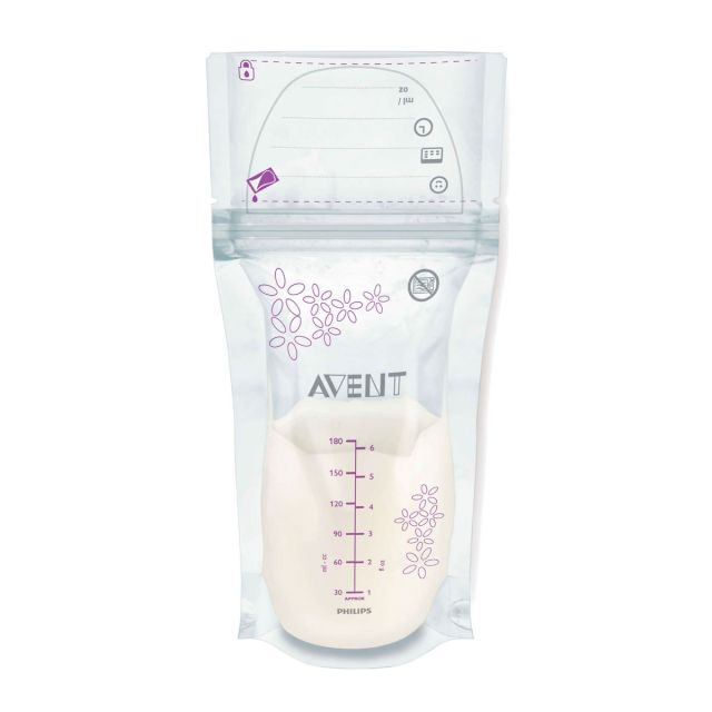 Bolsas Recolectoras Preesterilizadas para Almacenar la Leche Materna 25 Unidades Philips Avent