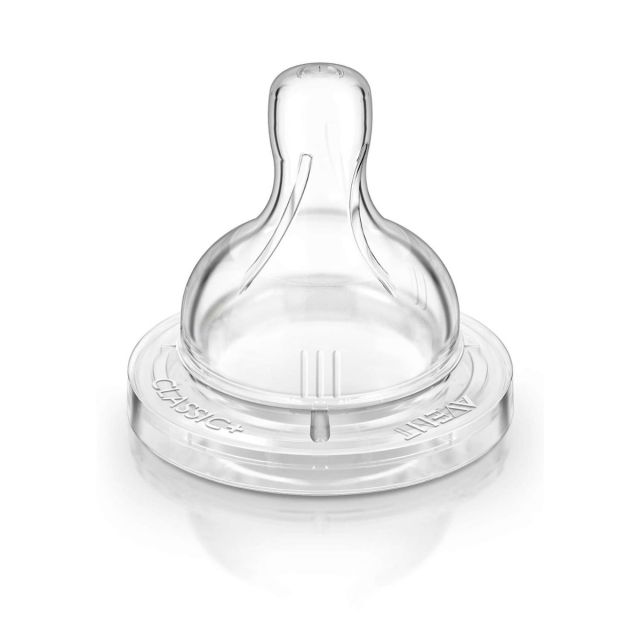 Avent - Tetina Classic Pack x2 Flujo Variable para bebé de 3m+