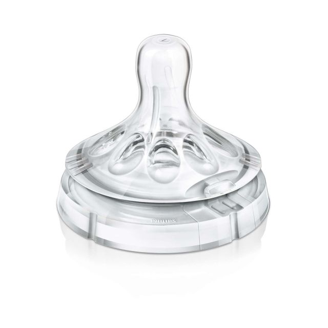 Avent - SCF655/27 Tetina de Flujo Variable para bebé de 3m+ Natural