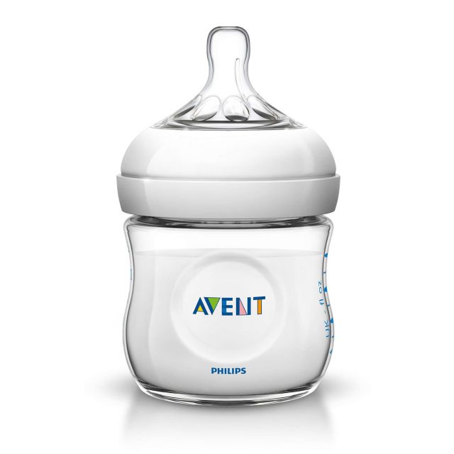 Avent - SCF690/17 Biberón de 125ml / 4oz Natural para bebé