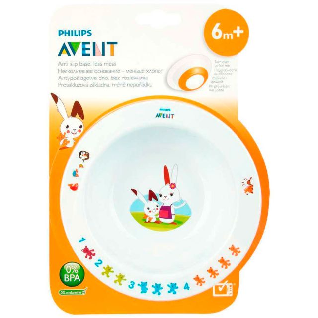 Avent - Plato Hondo Pequeño para Bebé de 6m+