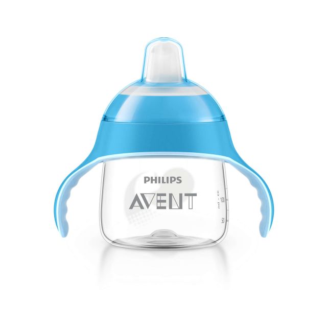 Philips Avent - Vaso con Boquilla 200ml para Bebés 6m+ Celeste