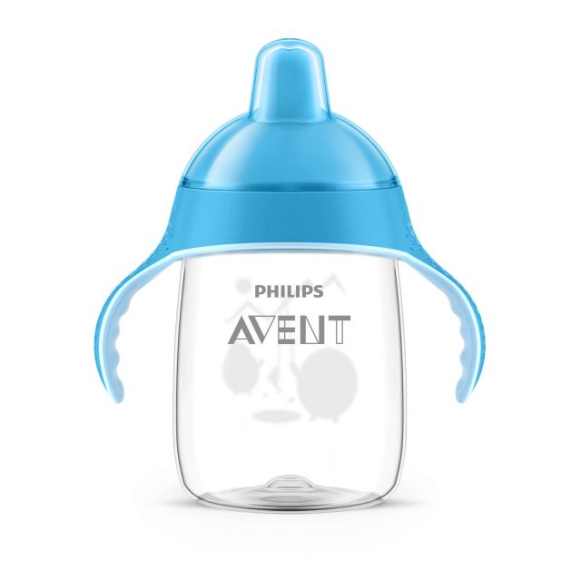 Philips Avent - Vaso con Boquilla 340ml para Bebés 18m+ Celeste