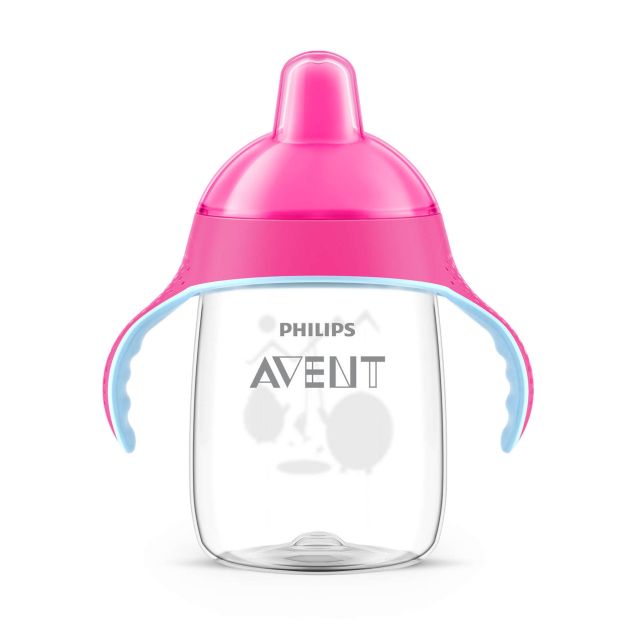Philips Avent - Vaso con Boquilla 340ml para Bebés 18m+ Rosa