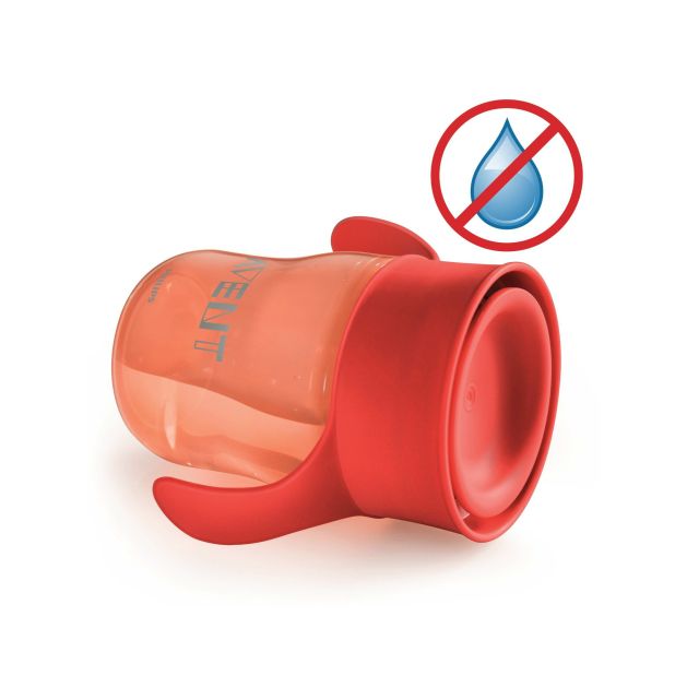 Philips Avent - Vaso Antigoteo para Niños 260ml Rojo